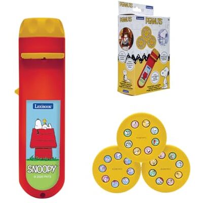 LEXIBOOK , Snoopy, Projektor bajek, LTC050PNLXB 3 krążki z bajkami, 24 obrazy, latarka LEXIBOOK , Snoopy, Projektor bajek, LTC050PNLXB 3 krążki z bajkami, 24 obrazy, latarka