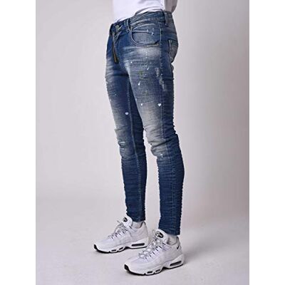 Pro-Ject Clothing Jeans 98% Cotton,2% elastan niebieski rozmiar 33, codzienne noszenie Pro-Ject Clothing Jeans 98% Cotton,2% elastan niebieski rozmiar 33, codzienne noszenie