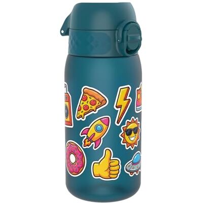 Ion8 Butelka dla Dzieci, 350 ml/12 oz, Szczelna, Łatwa do Otwarcia, Bezpieczny Zamek, Można Myć w Zmywarce, Bez BPA, Uchwyt do Przenoszenia, Łatwa do Czyszczenia, Bezwonny, Naklejki Ion8 Butelka dla Dzieci, 350 ml/12 oz, Szczelna, Łatwa do Otwarcia, Bezpieczny Zamek, Można Myć w Zmywarce, Bez BPA, Uchwyt do Przenoszenia, Łatwa do Czyszczenia, Bezwonny, Naklejki