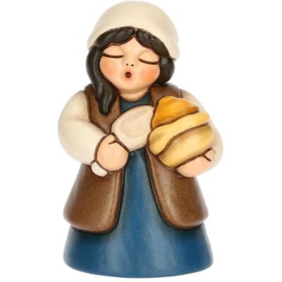 THUN Niebieski ceramiczny sprzedawca przypraw 4,9 x 4,6 cm, wysokość 7,9 cm, kolekcja szopka klasyczna THUN Niebieski ceramiczny sprzedawca przypraw 4,9 x 4,6 cm, wysokość 7,9 cm, kolekcja szopka klasyczna