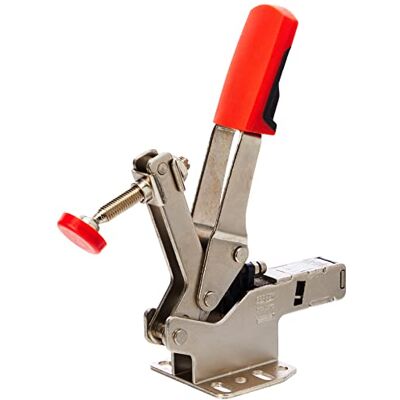 BESSEY stc-hh70 poziomy auto-adjust Toggle nikiel plated Clamp, srebrny by BESSEY stc-hh70 poziomy auto-adjust Toggle nikiel plated Clamp, srebrny by