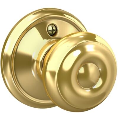 SCHLAGE F170GEO605 gruzińska gałka, jasny mosiądz SCHLAGE F170GEO605 gruzińska gałka, jasny mosiądz