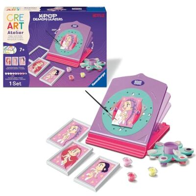 Ravensburger CreArt, Malen nach Zahlen Kinder KPop Demon Hunters Atelier Rumi, Mira & Zoey: HUNTR/X Ravensburger CreArt, Malen nach Zahlen Kinder KPop Demon Hunters Atelier Rumi, Mira & Zoey: HUNTR/X