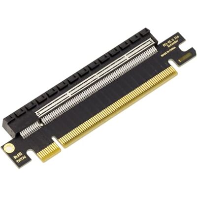 KALEA-INFORMATIQUE Prosta przejściówka Riser do portu PCIe Gen 5.0 x16, wysokość 26 mm, przepustowość 64 GB KALEA-INFORMATIQUE Prosta przejściówka Riser do portu PCIe Gen 5.0 x16, wysokość 26 mm, przepustowość 64 GB