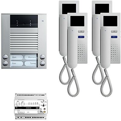 TCS Klingel Wideofon - Kolor 4 - Zestaw 4 4 Przyciski Handsfree TCS Klingel Wideofon - Kolor 4 - Zestaw 4 4 Przyciski Handsfree