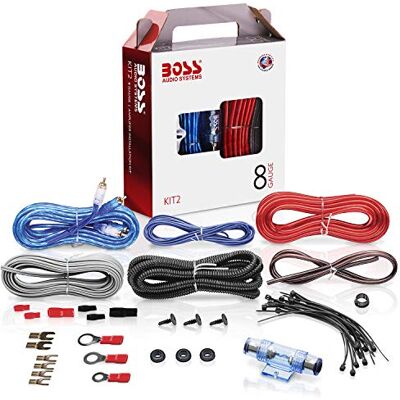 Boss AUDIO KIT2 Zestaw do Instalacji Nagłośnienia Samochodowego, Wielokolorowy, 19.3 x 7.11 x 19.3 cm Boss AUDIO KIT2 Zestaw do Instalacji Nagłośnienia Samochodowego, Wielokolorowy, 19.3 x 7.11 x 19.3 cm