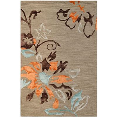 NADUVI - Flowers - Wool - Hand Tufted - Rug NADUVI - Flowers - Wool - Hand Tufted - Rug