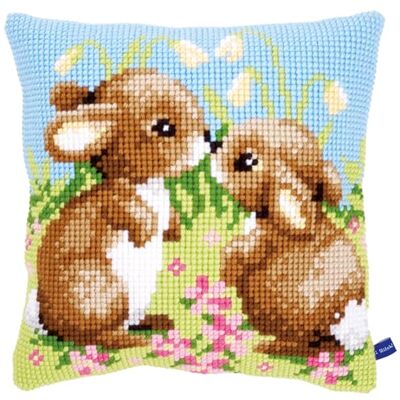Vervaco Poduszka do haftu krzyżykowego - 40x40cm - Dla dzieci Vervaco Poduszka do haftu krzyżykowego - 40x40cm - Dla dzieci