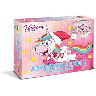 CRAZE Unicorn kalendarz adwentowy dla dzieci, zabawka, kalendarz adwentowy dla dziewcząt, zabawka i akcesoria CRAZE Unicorn kalendarz adwentowy dla dzieci, zabawka, kalendarz adwentowy dla dziewcząt, zabawka i akcesoria