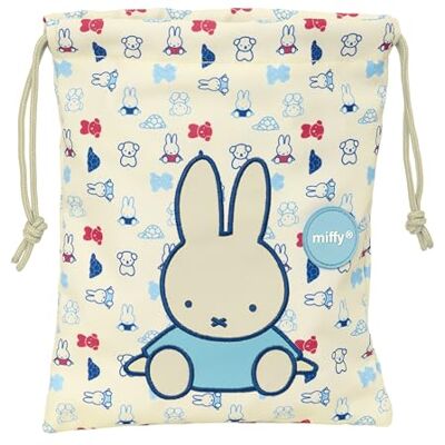 safta MIFFY BUDDY torba na przekąski, wysoka jakość i maksymalna wytrzymałość, na posiłki, czas wolny, 20 x 25 cm, pastelowy beż, M, casualowy safta MIFFY BUDDY torba na przekąski, wysoka jakość i maksymalna wytrzymałość, na posiłki, czas wolny, 20 x 25 cm, pastelowy beż, M, casualowy