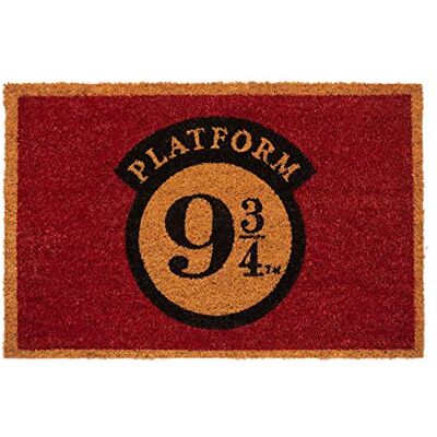 Grupo Erik Harry Potter Wycieraczka Platform 9¾ 40 x 60 cm Włókno Kokosowe Ekologiczna 100% Do Użytku Wewnętrznego i Zewnętrznego Prezenty Harry Potter Znak Platform 9 3-4 Grupo Erik Harry Potter Wycieraczka Platform 9¾ 40 x 60 cm Włókno Kokosowe Ekologiczna 100% Do Użytku Wewnętrznego i Zewnętrznego Prezenty Harry Potter Znak Platform 9 3-4
