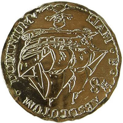 amscan Złote monety ze skarbem piratów 72 szt amscan Złote monety ze skarbem piratów 72 szt