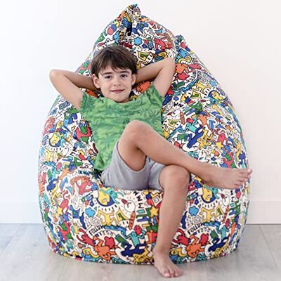 Vilber , PUFF Gruszka XXL, ergonomiczny i formowany. Rozmiar: 85 x 120 cm wypełnienie pereł styropianowych 450 litrów. Wodoodporna i odporna na plamy tkanina do użytku wewnątrz i na zewnątrz Vilber , PUFF Gruszka XXL, ergonomiczny i formowany. Rozmiar: 85 x 120 cm wypełnienie pereł styropianowych 450 litrów. Wodoodporna i odporna na plamy tkanina do użytku wewnątrz i na zewnątrz