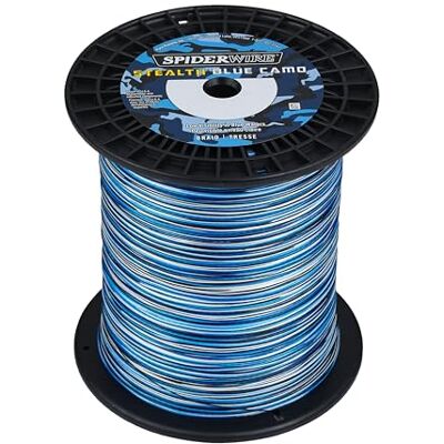 SS80BC-3000 SpiderWire Stealth® Blue Camo Braid™ SS80BC-3000 SpiderWire Stealth® Blue Camo Braid™