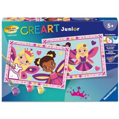 Ravensburger CreArt, Malen nach Zahlen Junior Feen-Prinzessinnen Ravensburger CreArt, Malen nach Zahlen Junior Feen-Prinzessinnen