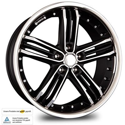 KESKIN KT11 MATT BLACK FRONT POLISH STEEL LIP 8,5x20 ET20 5.00x120.00 Hub Hole 72.60 mm felgi aluminiowe KESKIN KT11 MATT BLACK FRONT POLISH STEEL LIP 8,5x20 ET20 5.00x120.00 Hub Hole 72.60 mm felgi aluminiowe