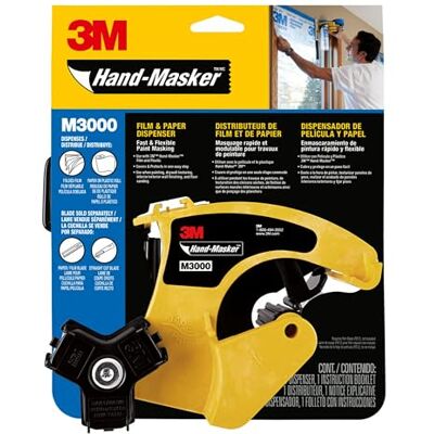 3M Hand-Masker M3000 - Narzędzie do maskowania, Żółty 3M Hand-Masker M3000 - Narzędzie do maskowania, Żółty