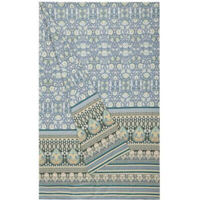 Bassetti MIRA Foulard ze 100% bawełny w kolorze zielonym V1, wymiary: 270 x 270 cm 9325930 Bassetti MIRA Foulard ze 100% bawełny w kolorze zielonym V1, wymiary: 270 x 270 cm 9325930