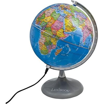 LEXIBOOK , Podświetlany Globus-Planetarium, Stem, 2-W-1: Globus za Dnia, Planetarium w Nocy, NLJ185PL LEXIBOOK , Podświetlany Globus-Planetarium, Stem, 2-W-1: Globus za Dnia, Planetarium w Nocy, NLJ185PL