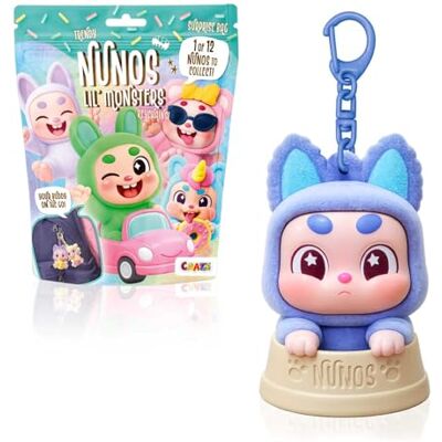 CRAZE Nunos Lil Monsters Breloczek z Niespodzianką – Kolekcjonerska Figurka na Plecak lub Torbę – 1 z 12 Postaci w Tajemniczej Saszetce dla Dzieci CRAZE Nunos Lil Monsters Breloczek z Niespodzianką – Kolekcjonerska Figurka na Plecak lub Torbę – 1 z 12 Postaci w Tajemniczej Saszetce dla Dzieci