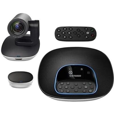 Glowster Zestaw do wideokonferencji Full HD z 4 mikrofonami i głośnikiem, idealny do wirtualnych spotkań i współpracy online. Glowster Zestaw do wideokonferencji Full HD z 4 mikrofonami i głośnikiem, idealny do wirtualnych spotkań i współpracy online.