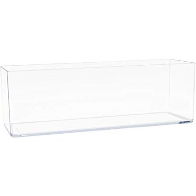 Royal Imports Wazon na kwiaty akrylowy prostokąt dekoracyjny element centralny do domu lub ślubu nietłukący się plastik, 10 cm x 12 niski kwadrat przezroczysty Royal Imports Wazon na kwiaty akrylowy prostokąt dekoracyjny element centralny do domu lub ślubu nietłukący się plastik, 10 cm x 12 niski kwadrat przezroczysty