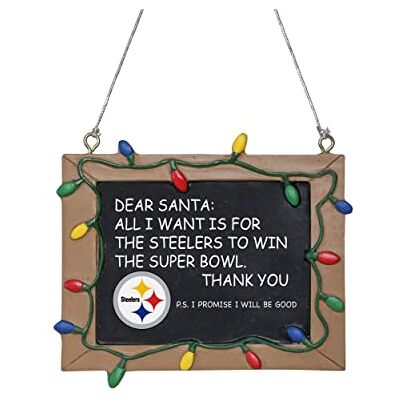 RCKBDONFPS FOCO Pittsburgh Steelers żywica tablica tablica znak ozdoba RCKBDONFPS FOCO Pittsburgh Steelers żywica tablica tablica znak ozdoba