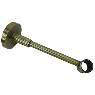 Gardinia Wspornik do karnisza Ø 16 mm, zamknięty, seria Memphis, metal, mosiądz antyczny Gardinia Wspornik do karnisza Ø 16 mm, zamknięty, seria Memphis, metal, mosiądz antyczny