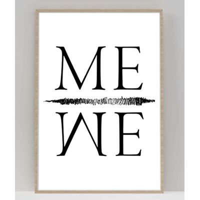 Handmade By Stukk Me We Leadership inspirujące pozytywne myśli słowa plakat wydruk na ścianę (A0 (841 x 1189 mm)) Handmade By Stukk Me We Leadership inspirujące pozytywne myśli słowa plakat wydruk na ścianę (A0 (841 x 1189 mm))