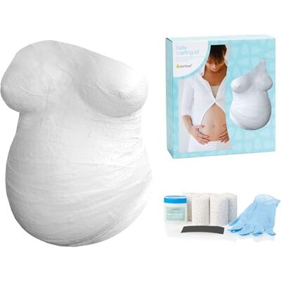 Pearhead Zestaw odlewania Belly, Keepsake Ciąża Making Kit, Easy DIY Plaster Casting Baby Bump Keepsake, prezent dla oczekujących mam i idealna dekoracja pielęgniarska, biały Pearhead Zestaw odlewania Belly, Keepsake Ciąża Making Kit, Easy DIY Plaster Casting Baby Bump Keepsake, prezent dla oczekujących mam i idealna dekoracja pielęgniarska, biały