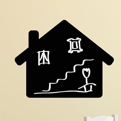 Ambiance Sticker Łupek Tablica Czarna Naklejki Ścienne Samoprzylepne Wymazywalne Dom H75 x D95 cm Ambiance Sticker Łupek Tablica Czarna Naklejki Ścienne Samoprzylepne Wymazywalne Dom H75 x D95 cm