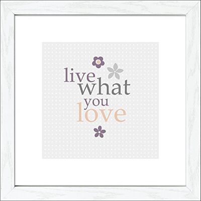 Pro-Art an547o2 obraz ścienny Scandic-Living 'Live what you love' 35 x 35 cm Pro-Art an547o2 obraz ścienny Scandic-Living 'Live what you love' 35 x 35 cm