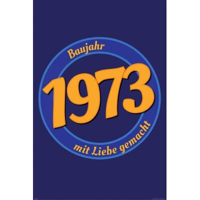 Empire Merchandising 616319 plakat urodzinowy 1973 z miłością rozmiar 61 x 91,5 cm Empire Merchandising 616319 plakat urodzinowy 1973 z miłością rozmiar 61 x 91,5 cm