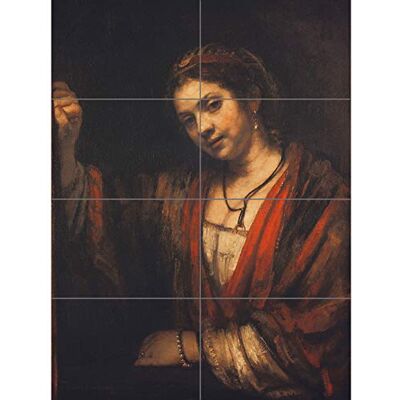 Artery8 Rembrandt portret Hendrickje Stoffels XL gigantyczny plakat panelowy (8 sekcji) Artery8 Rembrandt portret Hendrickje Stoffels XL gigantyczny plakat panelowy (8 sekcji)