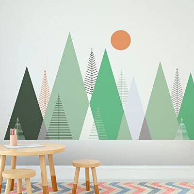 Ambiance Sticker Ambiance Naklejki ścienne dla dzieci Dekoracja pokoju dziecięcego Naklejka ścienna Gigant Adhesif Piaka H100 x D150 cm Ambiance Sticker Ambiance Naklejki ścienne dla dzieci Dekoracja pokoju dziecięcego Naklejka ścienna Gigant Adhesif Piaka H100 x D150 cm