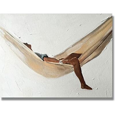James Coates Kobieta w hamaku sztuka wydruk plakat sztuka ścienna 40 x 30 cm (A3) James Coates Kobieta w hamaku sztuka wydruk plakat sztuka ścienna 40 x 30 cm (A3)