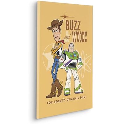 Komar Obraz na blejtramie Disney/Pixar Disney and Pixar Toy Story Buzz and Woody Rozmiar: 40 x 60 cm Obraz na płótnie, pokój dziecięcy Komar Obraz na blejtramie Disney/Pixar Disney and Pixar Toy Story Buzz and Woody Rozmiar: 40 x 60 cm Obraz na płótnie, pokój dziecięcy