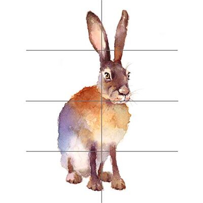 Artery8 Zając akwarela izolowany XL olbrzymi panel plakat (8 sekcji) Artery8 Zając akwarela izolowany XL olbrzymi panel plakat (8 sekcji)