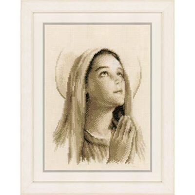 Vervaco Haft Krzyżykowy Liczony Zestaw Obraz do Haftu ŚWIĘTA MARYJA Zrób to Sam Zestaw Kreatywny dla Dorosłych 20 x 25 cm Dekoracja Ścienna DIY Cross Stitch Kit Vervaco Haft Krzyżykowy Liczony Zestaw Obraz do Haftu ŚWIĘTA MARYJA Zrób to Sam Zestaw Kreatywny dla Dorosłych 20 x 25 cm Dekoracja Ścienna DIY Cross Stitch Kit