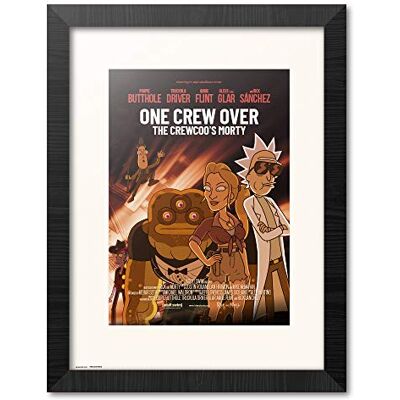 Grupo Erik Druk artystyczny Rick & Morty Staffel 4 One Crew obraz z ramą, PE30X40CM0388 Grupo Erik Druk artystyczny Rick & Morty Staffel 4 One Crew obraz z ramą, PE30X40CM0388