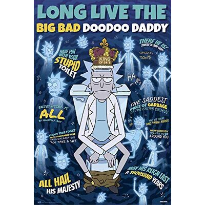 Grupo Erik Rick and Morty DooDoo Daddy plakat 36 x 24 cale / 91,5 x 61 cm wysyłka zwinięta fajne plakaty plakat artystyczny plakaty i wydruki plakaty ścienne Grupo Erik Rick and Morty DooDoo Daddy plakat 36 x 24 cale / 91,5 x 61 cm wysyłka zwinięta fajne plakaty plakat artystyczny plakaty i wydruki plakaty ścienne