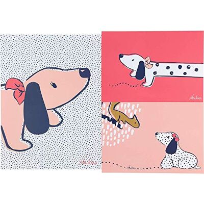 Noukie's Noukies plakat A&Z, 3 sztuki Noukie's Noukies plakat A&Z, 3 sztuki
