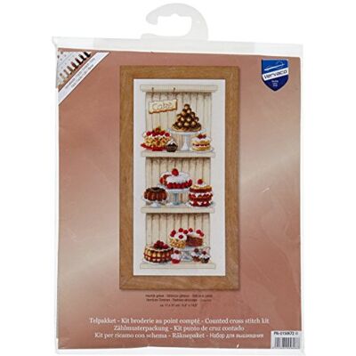 Vervaco Haft Krzyżykowy Liczony Zestaw Obraz do Haftu PYSZNE CIASTKA Zrób to Sam Zestaw Kreatywny dla Dorosłych 17 x 37 cm Dekoracja Ścienna DIY Cross Stitch Kit Vervaco Haft Krzyżykowy Liczony Zestaw Obraz do Haftu PYSZNE CIASTKA Zrób to Sam Zestaw Kreatywny dla Dorosłych 17 x 37 cm Dekoracja Ścienna DIY Cross Stitch Kit