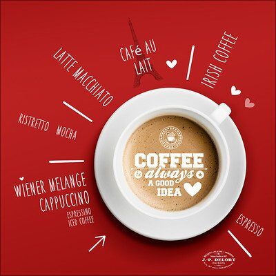 Pro-Art gla1107a obraz ścienny Glas-Art 'Coffee Guide II' 30 x 30 cm Pro-Art gla1107a obraz ścienny Glas-Art 'Coffee Guide II' 30 x 30 cm