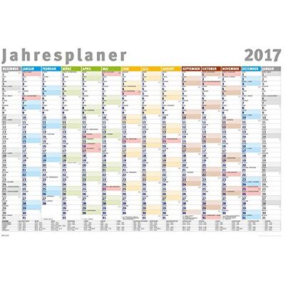 empireposter Planer roczny 2017 kalendarz plakat plakat druk rozmiar 91,5 x 61 cm empireposter Planer roczny 2017 kalendarz plakat plakat druk rozmiar 91,5 x 61 cm
