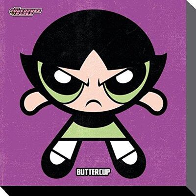 Pyramid Powerpuff Girls Buttercup 40 x 40 cm nadruki na płótnie, poliester, wielokolorowy, 40 x 40 x 3,2 cm Pyramid Powerpuff Girls Buttercup 40 x 40 cm nadruki na płótnie, poliester, wielokolorowy, 40 x 40 x 3,2 cm