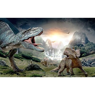 Stukk Dinozaur drapieżnik scena wydruk obraz sztuka plakat rozmiar A0 (841 x 1189 mm) Stukk Dinozaur drapieżnik scena wydruk obraz sztuka plakat rozmiar A0 (841 x 1189 mm)