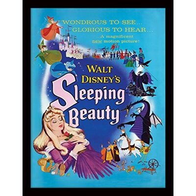 Disney Śpiąca Królewna (wspaniała) 30 x 40 cm Oprawiony Nadruk, Plakaty na Ścianę, Obrazy na Ścianę Disney Śpiąca Królewna (wspaniała) 30 x 40 cm Oprawiony Nadruk, Plakaty na Ścianę, Obrazy na Ścianę