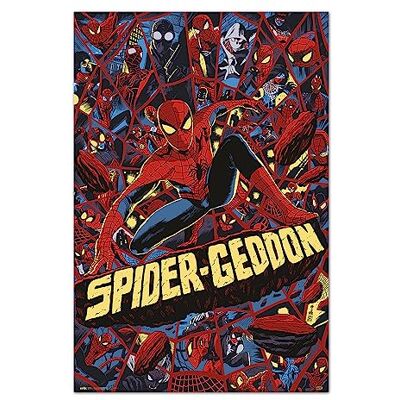 Grupo Erik Plakat Marvel Spider Man, Spider Geddon 0 Dekoracyjna lamina, plakat Spiderman Oficjalnie licencjonowany produkt Grupo Erik Plakat Marvel Spider Man, Spider Geddon 0 Dekoracyjna lamina, plakat Spiderman Oficjalnie licencjonowany produkt