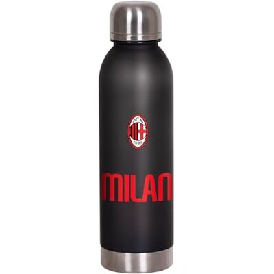 Seven AC MILAN butelka na wodę z tritanu dla chłopców, 750 ml, miękkie w dotyku, dla dzieci, chłopców, piłki nożnej, oficjalny produkt, pomysł na prezent Seven AC MILAN butelka na wodę z tritanu dla chłopców, 750 ml, miękkie w dotyku, dla dzieci, chłopców, piłki nożnej, oficjalny produkt, pomysł na prezent